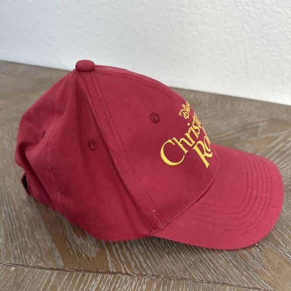 Disney Christopher Robin Movie Promo Hat Red 2018 Film Adjustable Baseball Cap - Picture 4 of 8